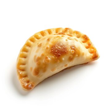 Pierog on white background highly detailed. AI