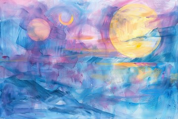 Obraz na płótnie Canvas Sunset Over Water