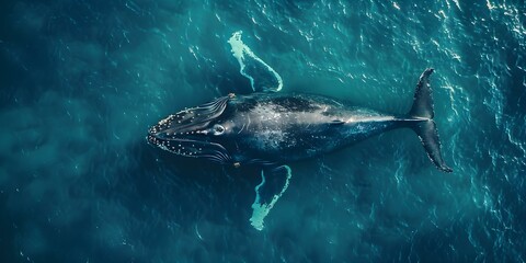 Climate change poses new threats to North Atlantic right whales amidst existing dangers. Concept Climate Change, North Atlantic Right Whales, Threats, Conservation Efforts, Oceanic Ecology