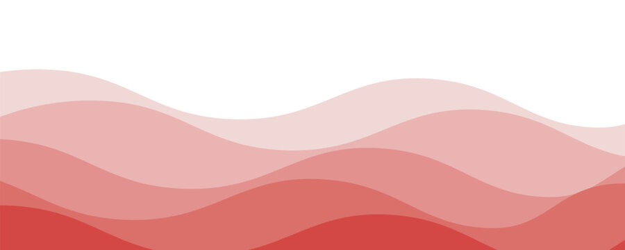 Red wave background wallpaper vector image. Illustration of graphic wave design for backdrop or presentation