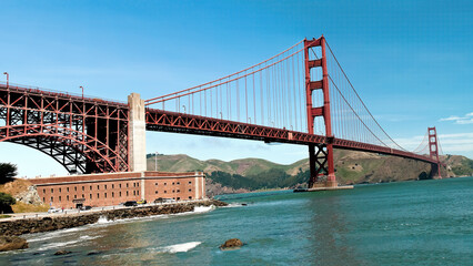 Golden Gate Bridge in San Francisco California