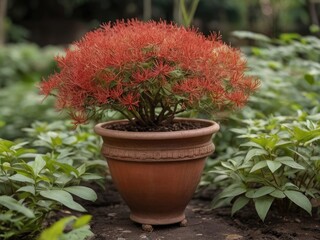 Chuan Xiong (Ligusticum chuanxiong) in the garden