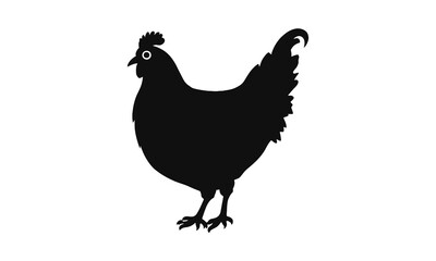 Fototapeta premium chicken silhouette