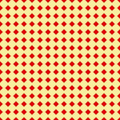 Geometric ornate. Checks seamless pattern. Checkered ornament. Squares illustration. Tiles wallpaper. Ethnic motif. Spots background. Diamonds digital paper. Rhombuses textile print. Abstract vector