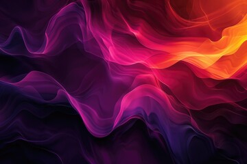 Obraz premium Abstract colorful gradient design with dark texture and copy space.