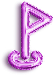 Golf Purple Foil Balloon Icon