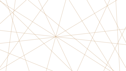 Fotobehang Abstract luxury gold geometric random chaotic lines. Random geometric line pattern on a transparent background. Random chaotic lines abstract geometric patterns of modern design.  © Song Long