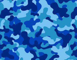 Camuflagem Exercito Marinha Azul © Cristian