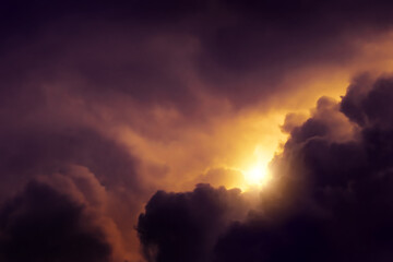 Cloudscape with a Light - 746694786