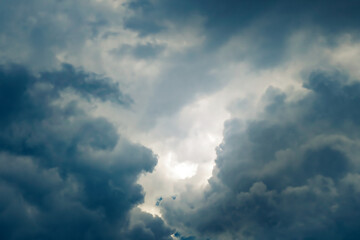 Fototapeta na wymiar Dramatic Storm Clouds Background