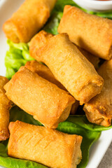Chinese Deep Fried Vegetable Egg Rolls
