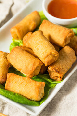 Chinese Deep Fried Vegetable Egg Rolls