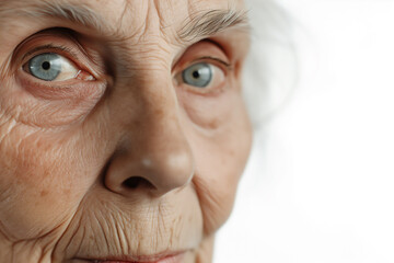 Quiet Strength Studio Portrait of an Elderly Woman