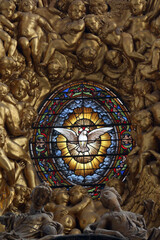 Saint Maximin Basilca.  The Holy Spirit.