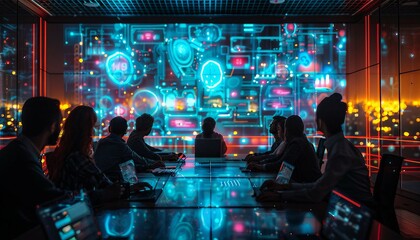 Employee Cybersecurity Training: Building Awareness, employee cybersecurity training with an image depicting a group of employees participating in a workshop AI