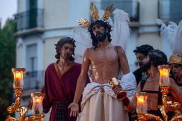 paso de misterio de Jesús despojado de sus vestiduras, semana santa en Sevilla