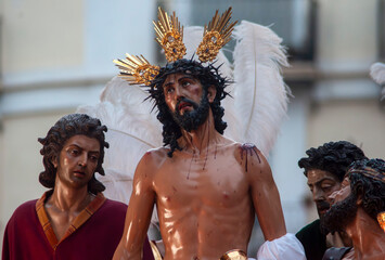 paso de misterio de Jesús despojado de sus vestiduras, semana santa en Sevilla
