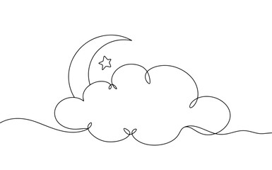 Night. Cloud. Night clouds. Weather