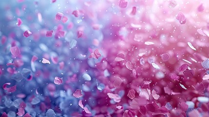 Fototapeta premium lilac and blue confetti, background