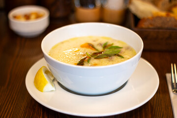 Tukish Tripe Soup / Traditional Iskembe Corbasi..