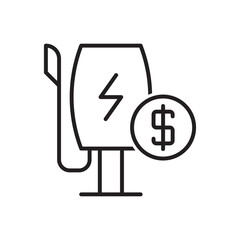 Ev Charger Cost Icon