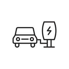 Ev Charger Icon - Car Icon Sign Symbol