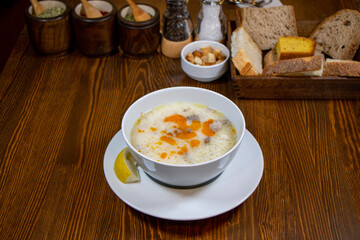 Tukish Tripe Soup / Traditional Iskembe Corbasi..