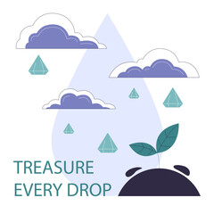 Rainwater harvesting. Sustainable practice of urban water preservation