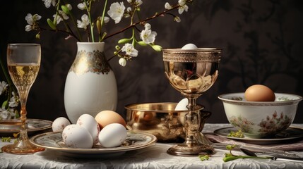 Easter table setting