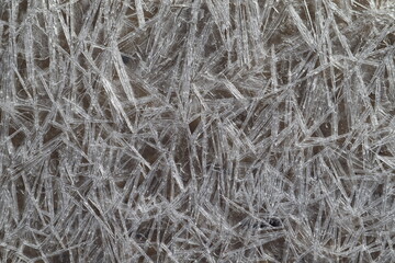 ice crystal texture. Frozen snowflakes, water