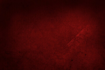 Dark red textured concrete grunge wall background