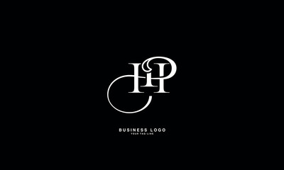HP, PH, H, P, Abstract Letters Logo Monogram