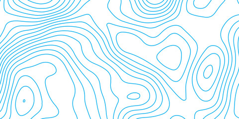 Abstract background with topographic contours map with blue color geographic line map .white wave paper curved reliefs abstract background .vector illustration of topographic line contour map design .
