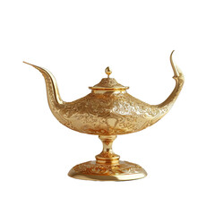 magic lamp isolated on white