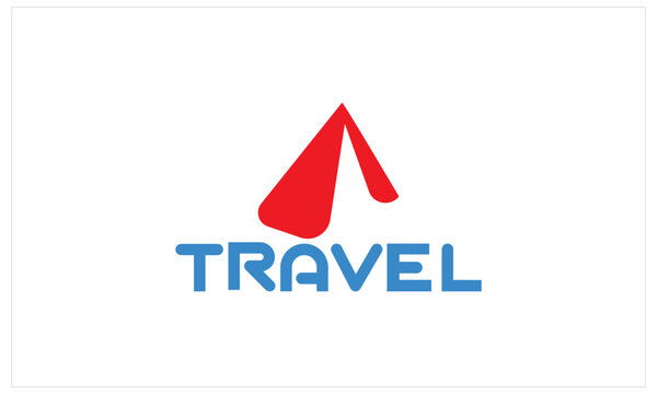 A classic typography travel icon logo with a timeless design, symbolizing reliability and tradition.