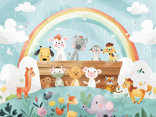 Animals on Noah's Ark