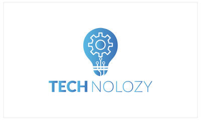 Vector innovation icon. Light bulb and cog inside. Premium quality graphic design element. Modern sign, linear pictogram, outline symbol, simple thin line icon