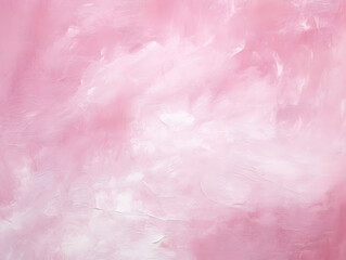 Fototapeta premium Abstract pink and white dry brush oil painting style texture background