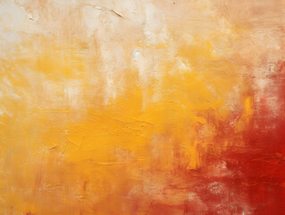 Abstract orange and yellow dry brush oil painting style texture background