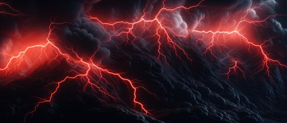 The chaotic composition of electrical discharges creating a dynamic illusory landscape