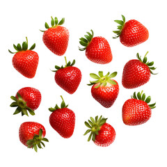 strawberry isolated on white background