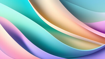 3d rainbow spectrum texture. Colorful fluid background, dynamic textured geometric element. Modern gradient light vector illustration