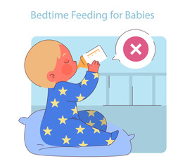 Bedtime Feeding for Babies.