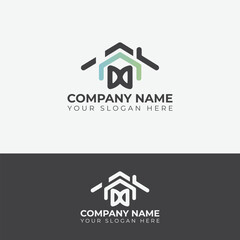 Architecture logo with building logo concept