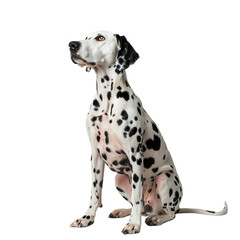 dalmatian dog isolated on white