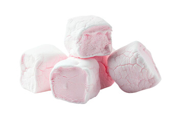 Turkish delight on a white background