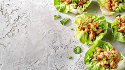 Hoisin Chicken Lettuce Wraps, Savory Asian-Inspired Appetizer