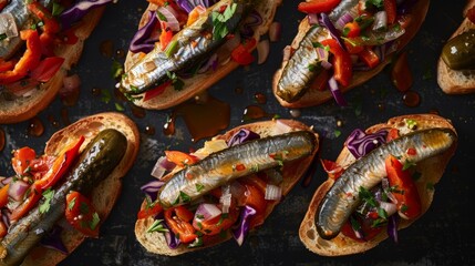 Quick Sardine Toasts with Fennel Seed and Chili