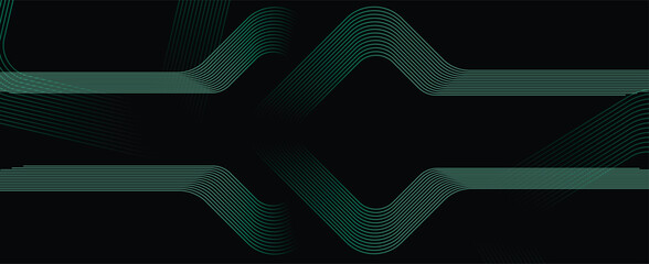 circle Trendy bright lines design. modern line gradient background. abstract glowing circle lines on dark background. Suit for poster, cover, banner, brochure, website