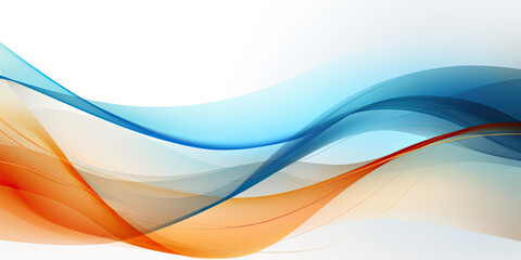 Fototapeta premium Gradient abstract made with light orange and light blue. Abstract background or wallpaper